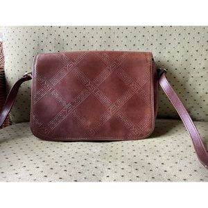 Vintage YSL brown leather crossbody with dust bag